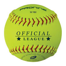 An optic yellow ProNine 10 YSC reduced injury softball