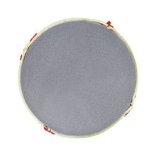 Cross-section of a softball showing its durable rubber center