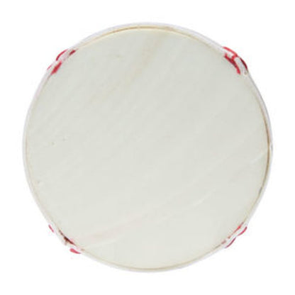 Cross-section of a softball showing its solid polyurethane center