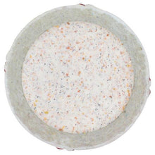Cross-section of a baseball showing its solid rubber center