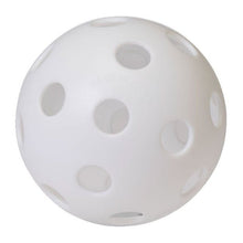 White ProNine perforated plastic training balls
