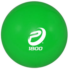 A green ProNine 4 lb weighted sand ball marked 1800
