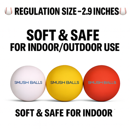 Red Smushballs Batting Practice Training Balls