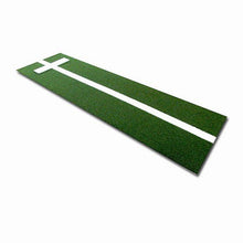 Softball Pitchers Mat with Power Line 3x11 - Green