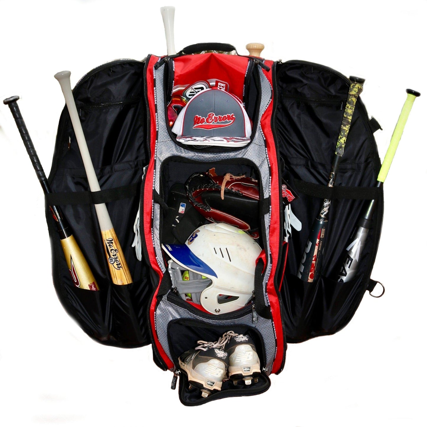 No Errors Dinger II Wheeled Bat Bag