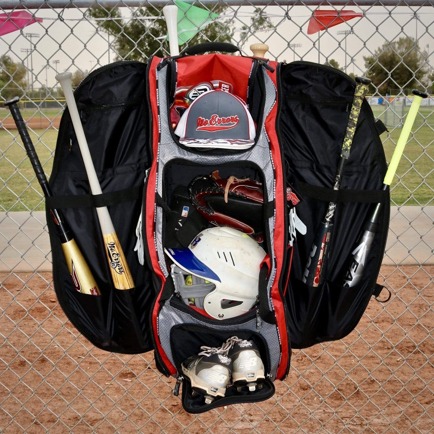 No Errors Dinger II Wheeled Bat Bag
