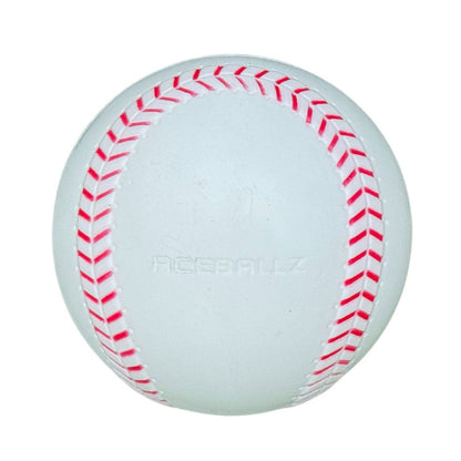 TruFlight AceBallz baseball close up with seams
