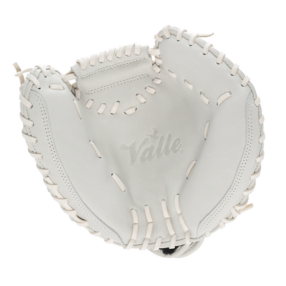 Valle Eagle 27HW 27 inch catchers training mitt with a half web, pocket view