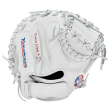 Valle Eagle 27S catcher's training mitt, back of the hand with the wrist strap