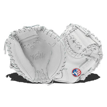 Valle Eagle 27S catcher's training mitt, palm and back sides shown together