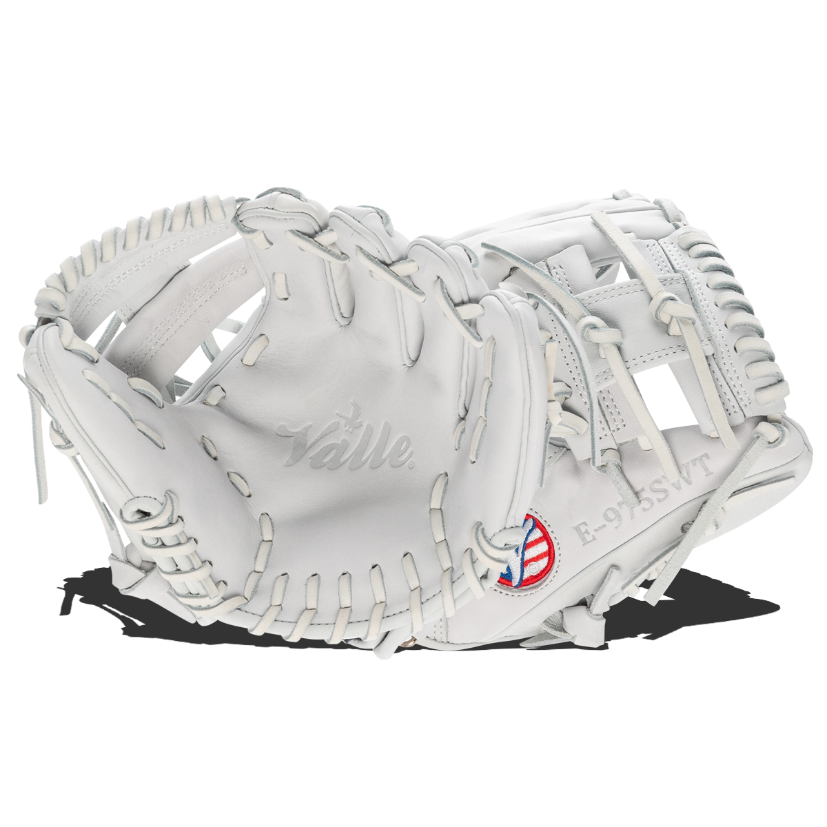 Valle Eagle 975SWT weighted 9.75 inch infield training glove with an I-web
