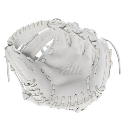 Valle Eagle 975SWT weighted 9.75 inch infield training glove with an I-web, pocket view