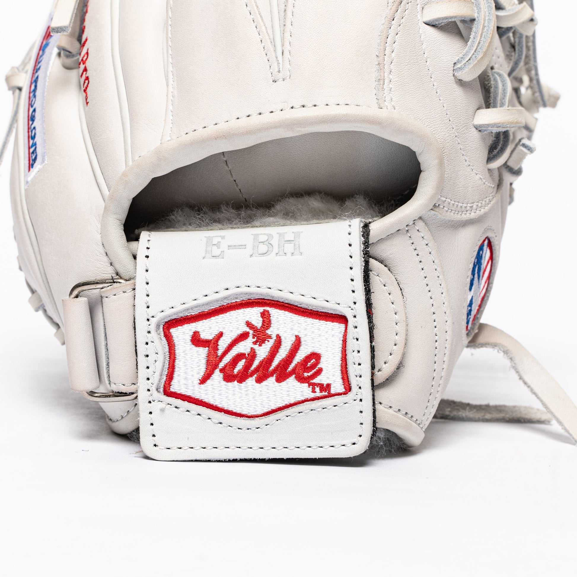 Valle Eagle Back Hand leather wrist back wrap, back view