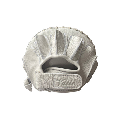 Valle Eagle Halo pancake training glove, back with the finger stalls and wrist strap