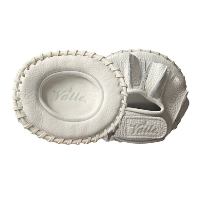 Valle Eagle Halo pancake training glove, face and back shown together