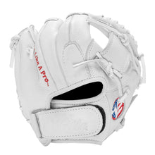 Valle Eagle K47 infield training glove, back of the hand with the wrist strap