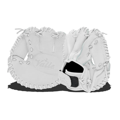 Valle Eagle KK four-finger training glove, palm and back sides shown together