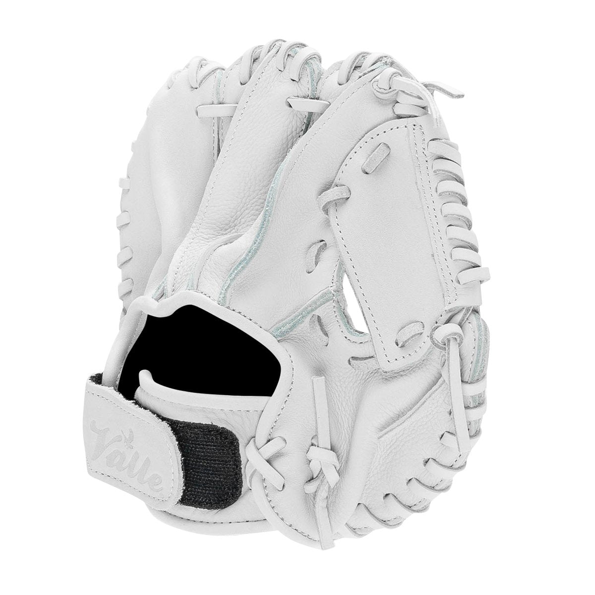 Valle Eagle KK four-finger training glove, seen from the thumb side with the Valle patch