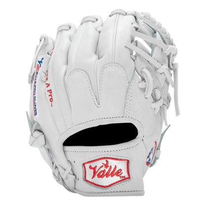 Valle Eagle Pro 975 infield training glove, back of the hand with the wrist strap