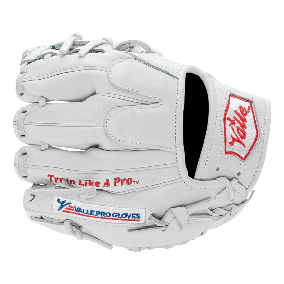 Valle Eagle Pro 975 infield training glove, seen from the finger side