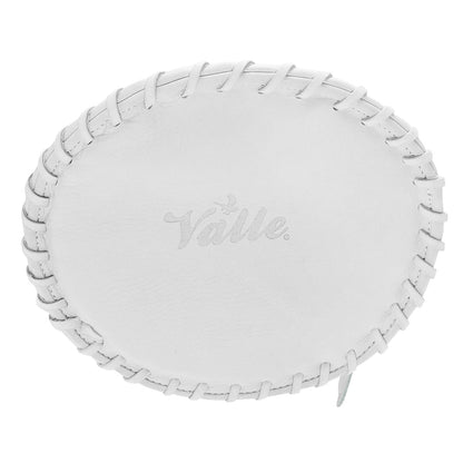Valle Eagle Switch pancake training glove, flat leather face with the Valle logo