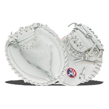 Valle Eagle T25 catcher's training mitt, palm and back sides shown together