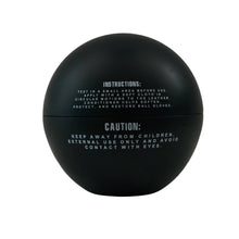 Valle glove conditioner in its 2 ounce container, detail view