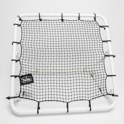 Valle pitchback rebounder, 28 inch square net on its frame