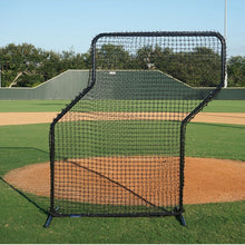 Varsity 5x7 Z-screen in front of a pitching mound